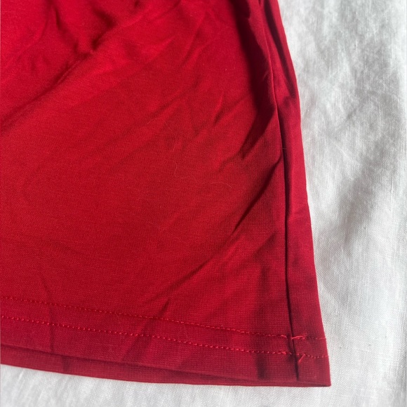 Red Mini Skirt - Picture 2 of 4